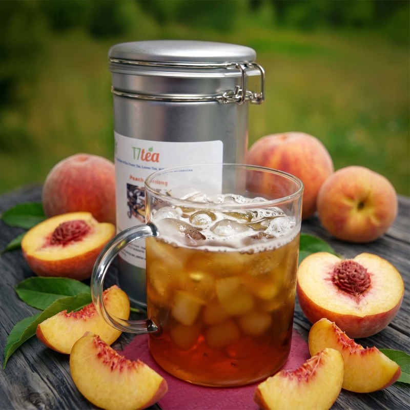 Peach Oolong Tea | Refreshing Peach Iced Tea